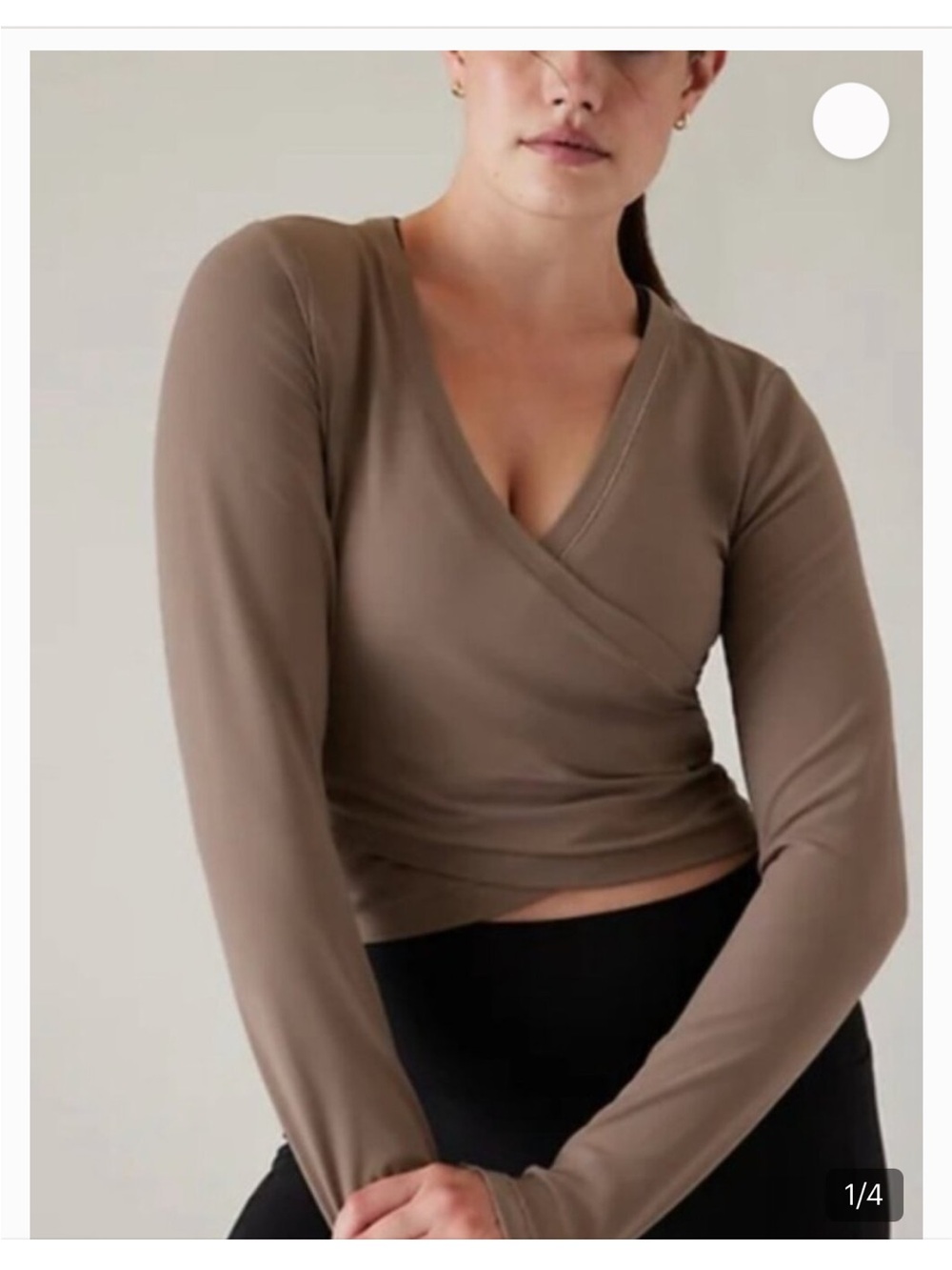 Athleta Transcend Wrap Top